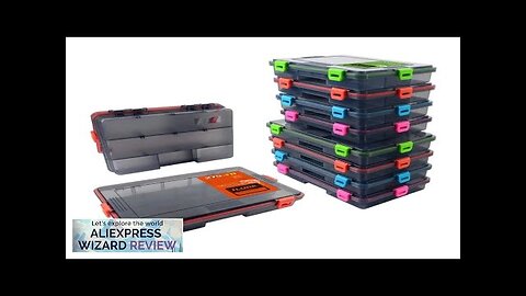 Fishing Tackle Box Large Capacity Waterproof Accessories Hook Storage Lure Bait Tray Review