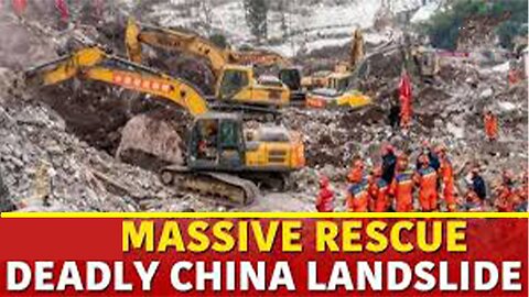 Landslide In China, At Least 30 People Go Missing | Rescue Operations Underway