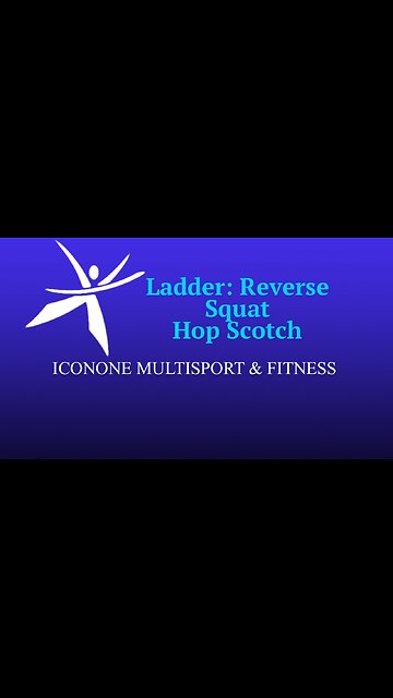 Ladder: Reverse Squat Hop Scotch