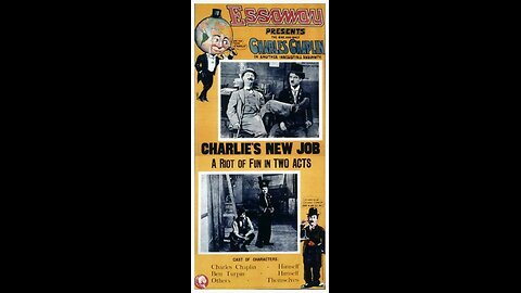 Charles Chaplin's - His New Job (1915)