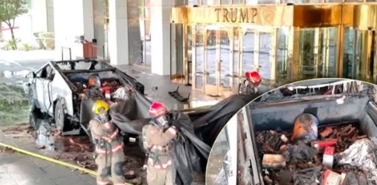 Mortars, gas cannisters, fireworks found in Tesla Cybertruck that exploded near Trump's hotel