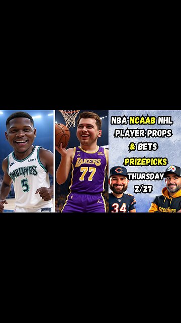 NBA BEST BETS TODAY | COLLEGE BASKETBALL | NHL | THURSDAY 2/27/25