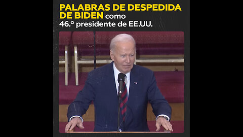 Últimas declaraciones de Biden como presidente: “No me voy a ninguna parte”