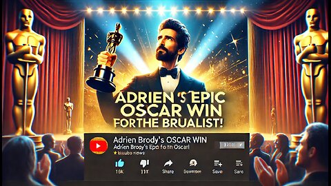 Adrien Brody's Epic Oscar Win for 'The Brutalist'!