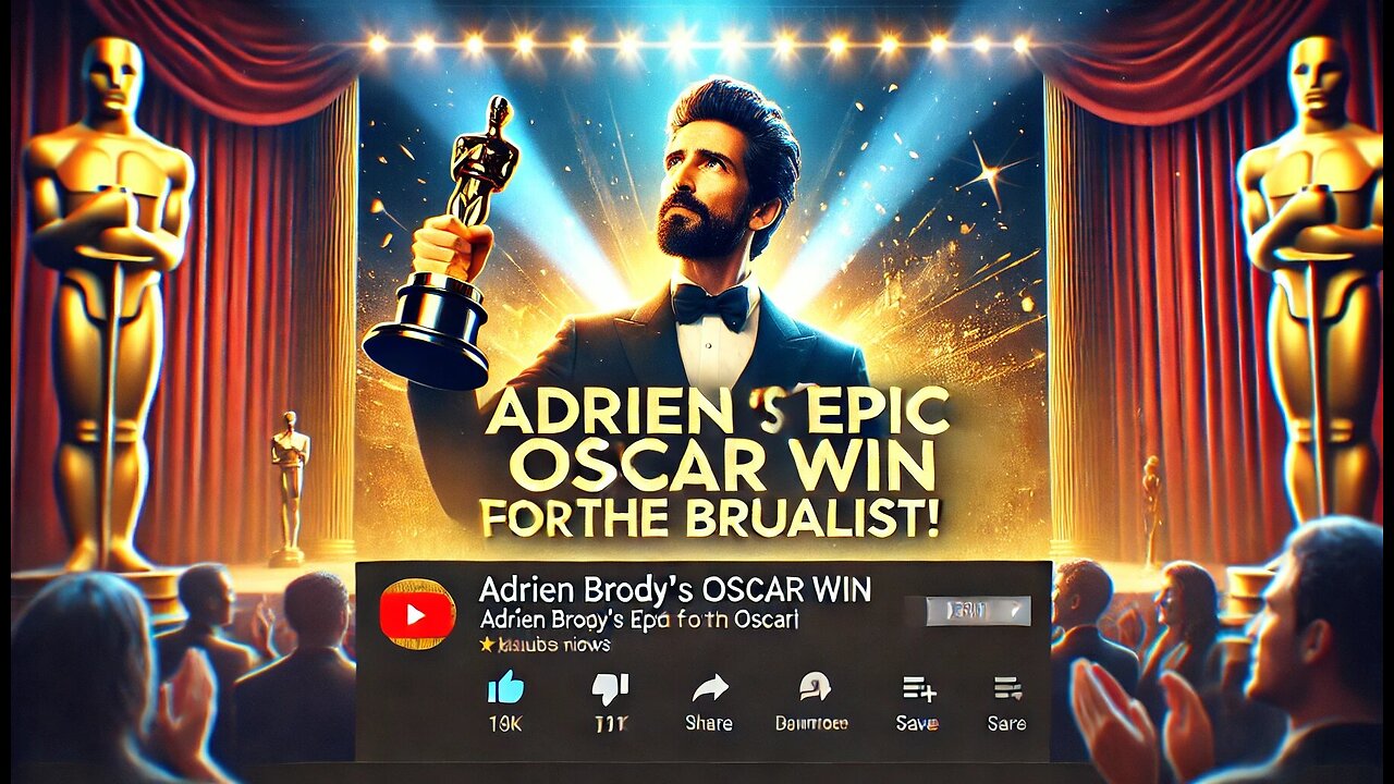 Adrien Brody's Epic Oscar Win for 'The Brutalist'!