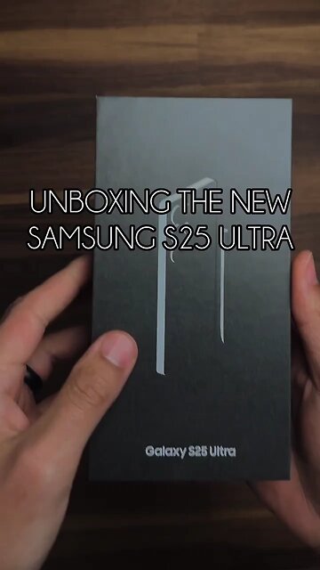 OMG! It's here! Samsung S25 Ultra unboxing! #samsung #galaxy #s25ultra #unboxing #phone