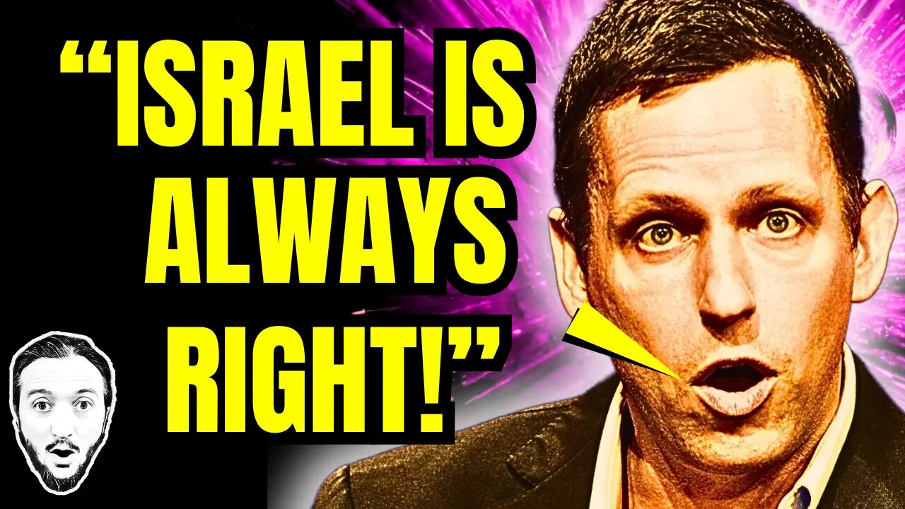 Billionaire Peter Thiel "FREAKS OUT" When Asked Simple Question About Israel