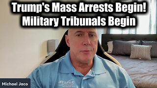 Michael Jaco HUGE 2.10.25 - Trump's Mass Arrests Begin! Military Tribunals Begin