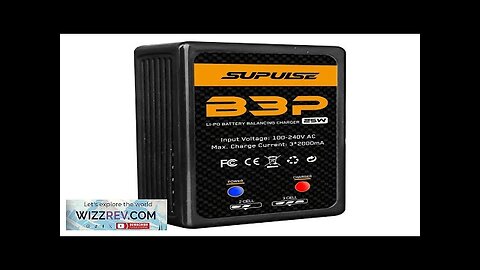 SUPULSE B3P AC 100-240V 2000mA 25W Lipo Battery Balance Charger for 2S Review