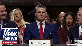 Confirmation Hearing on Expected Nomination of Pete Hegseth for Secretary of Defense!! - 1/14/25