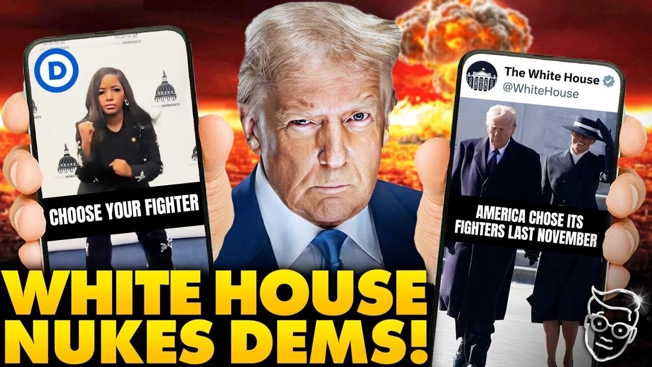 Trump White House NUKES Democrats CRINGE Dancing TikTok Video From Space - BRUTAL Ratio 🔥