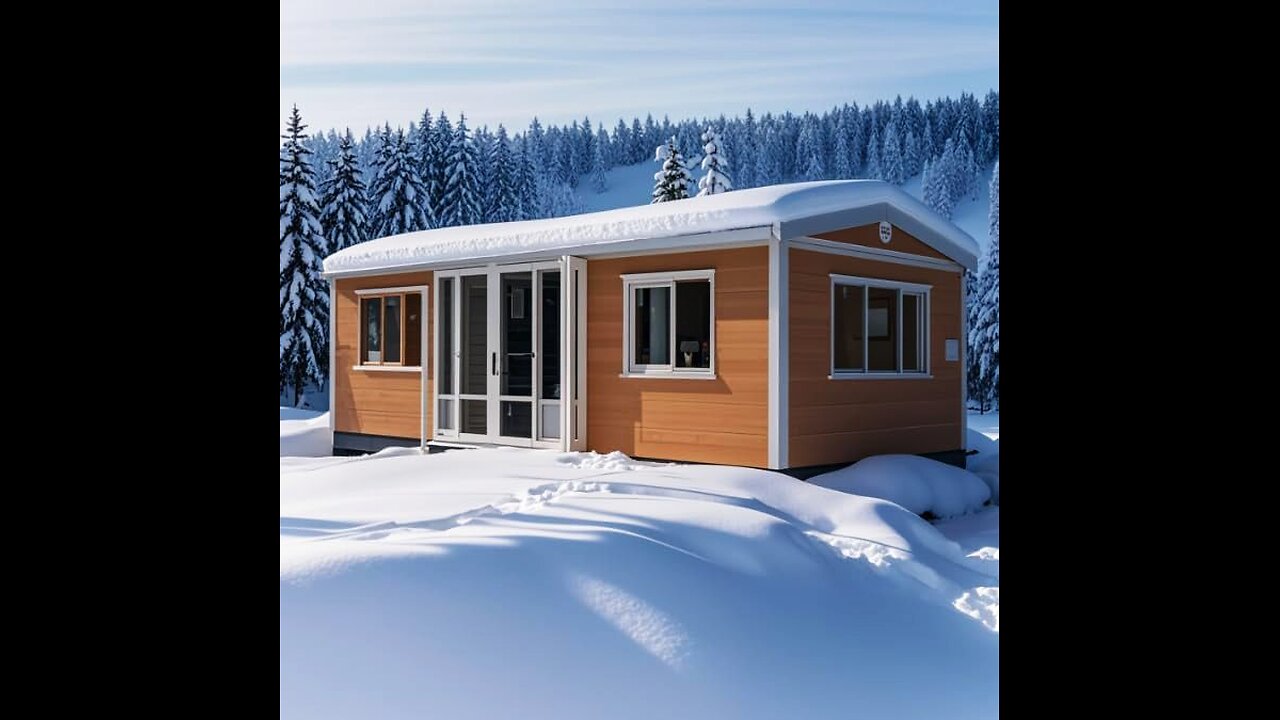 40ft Tiny House, Foldable Tiny Prefab Home with Well Equipped Bathroom & Kitchen, Portable, Cabin Prefab Space Tiny House to Live in, Modular Homes, Container House, Mobile House