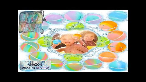 24 PCS Reusable Water Balloons with Mesh Bag Reusable Water Balloons Review