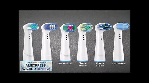 4/8PCS Replacement Brush Heads for Oral B Electric Toothbrushes Floss Cross Action Review