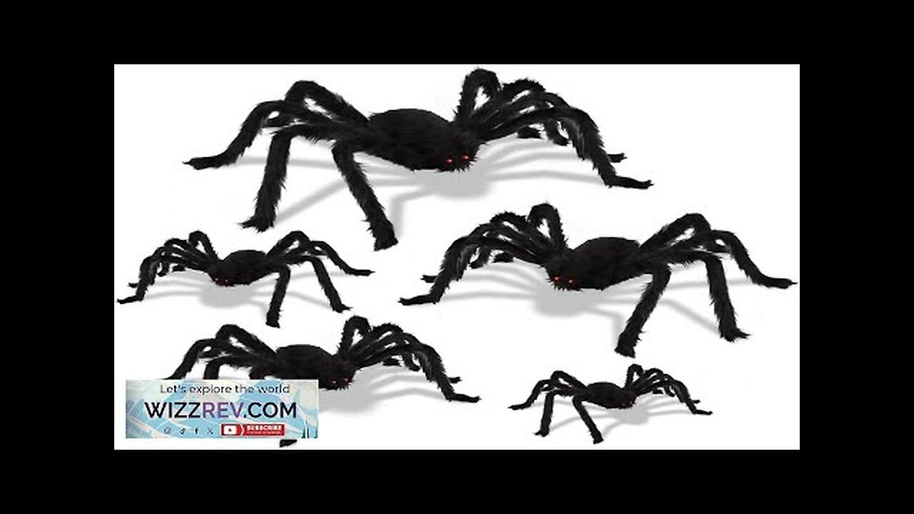 LOVKIZ Outdoor Halloween Decorations Giant Spider: Halloween Decorations Outdoor Scary 5 Review