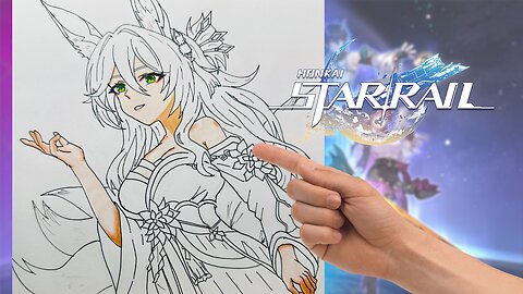 Fan Art Spotlight: Sketching Fugue from Honkai Star Rail