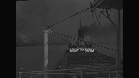 Library Stock Shot #585 (Original Black & White Film)