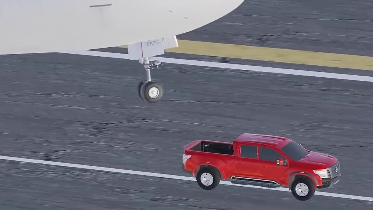 Can an airplane land on 4x4.