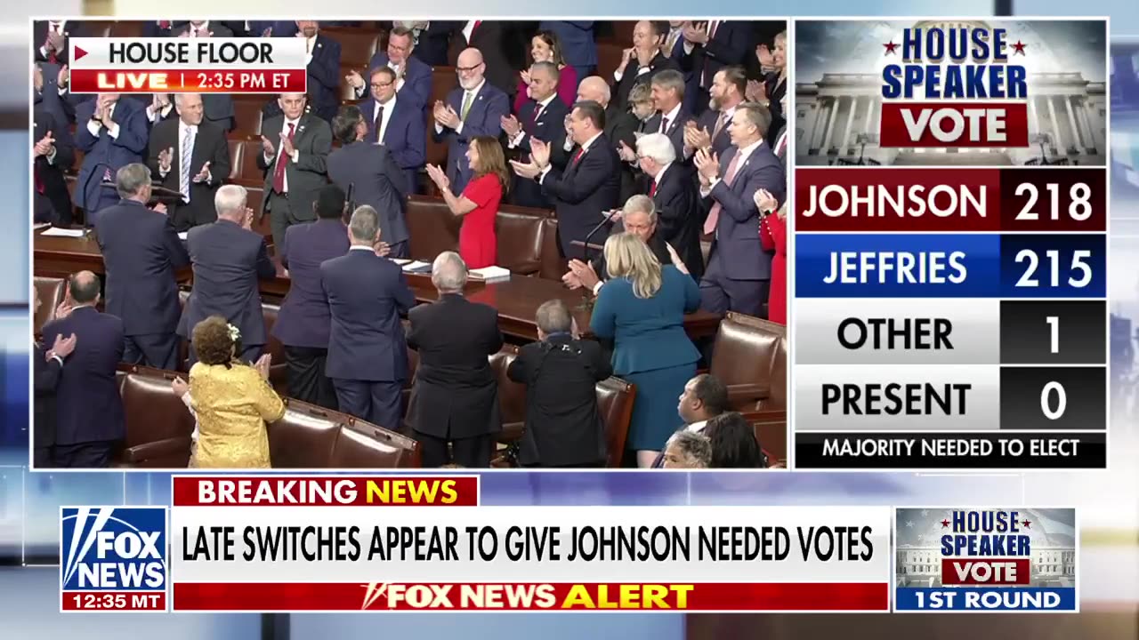 BREAKING NEWS TRUMP: Johnson Reelected as house speaker