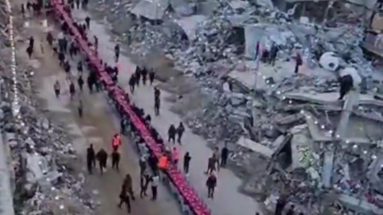 Gaza, fresh from the famine.