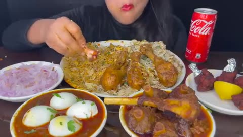 ASMR_EATING_CHICKEN_FRIEDRICE,MUTTON_CURRY,PANEER_BUTTER_MASALA,CHICKEN_LOLLIPOP