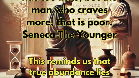 Seneca's Wisdom on Abundance