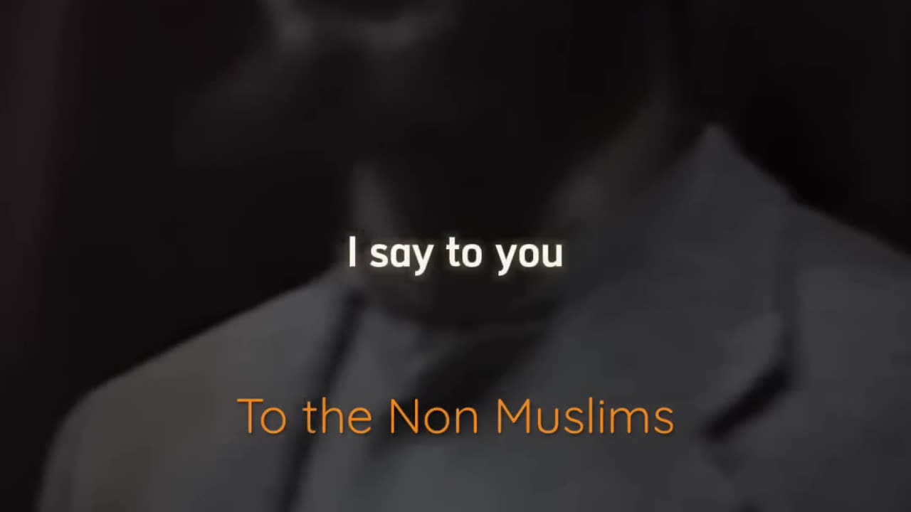 This message is for Non Muslims-Khalid Yasin