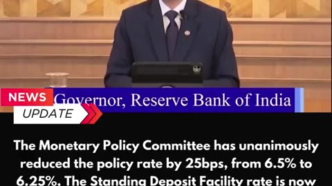 MPC Cuts Policy Rate by 25bps to 6.25%