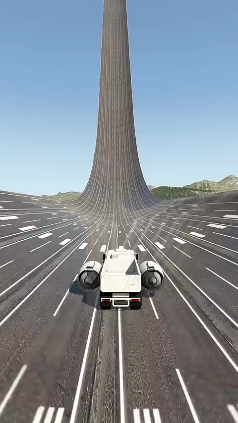 Truck takes off 🙀