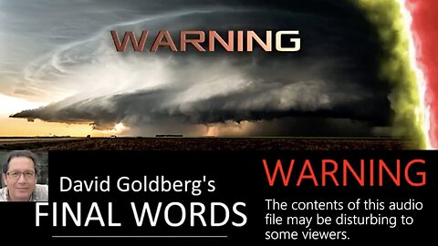 David Goldberg's Last Warning