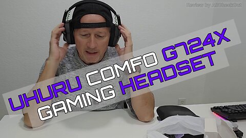 UHURU COMFO G724X Dual Wireless Gaming Headset Review: Stereo Sound, RGB, 32Hr Battery
