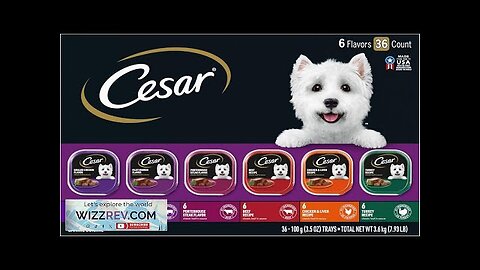 CESAR Adult Wet Dog Food Classic Loaf in Sauce Grilled Chicken Filet Review