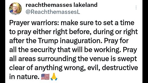 Calling all Prayer warriors now.