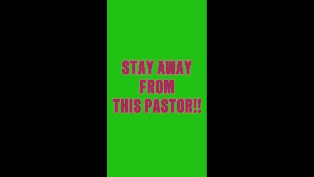 Stay Away From This Pastor! 🤯 #jesus #truth #bible #pastor #dangerous #warning #stay #away