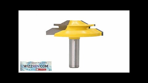 1/4 inch Shank 45 Degree Lock Miter Router Bit Tenon Milling Cutter Review