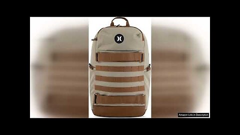 Hurley Mens Skateboard Backpack Khaki One Size Review