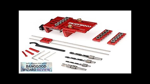 ENJOYWOOD 3 in 1 Adjustable Woodworking Doweling Jig Kit Pocket Hole Jig Review