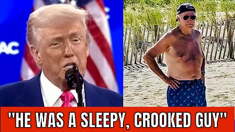 “SLEEPY, CROOKED” Joe Biden will NOT appreciate these comments from Trump!😂😂🤣🤣