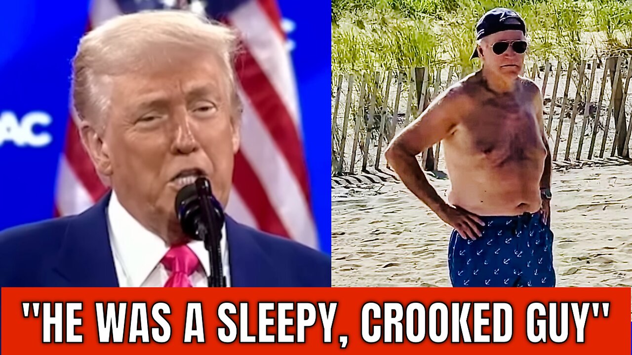 “SLEEPY, CROOKED” Joe Biden will NOT appreciate these comments from Trump!😂😂🤣🤣