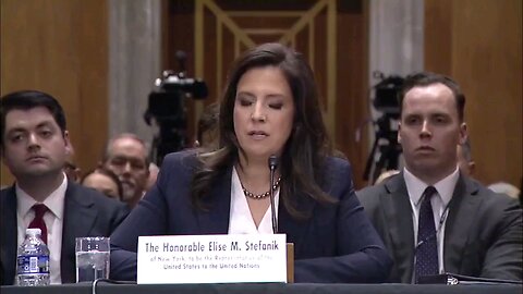 President Donald Trump's UN Ambassador-designate Elise Stefanik destroys the UN's rabid antisemitism