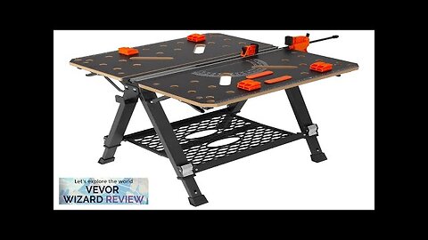 VEVOR Folding Work Table 2-in-1 as Sawhorse & Workbench 1000 lbs Capacity Review