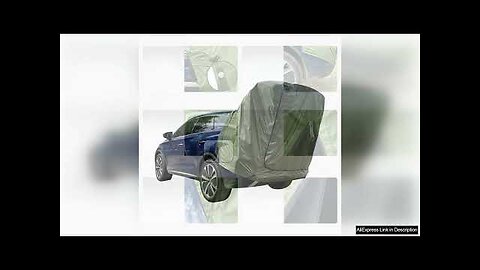 Without Support Poles!Outdoor SUV MPV Car Tail Tent Multifunction Roof Extension Sunshade Review