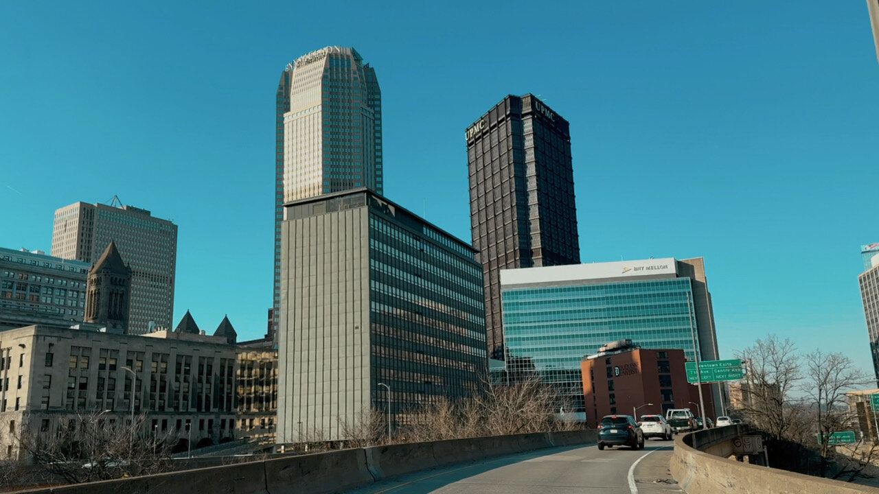 The views coming into Pittsburgh