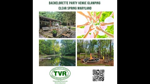 Bachelorette Party Venue Glamping 3-Cabin Campground Clear Spring Maryland