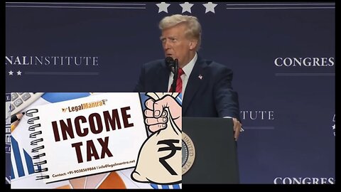 President Trump Calls On Congress TO ABOLISH THE INCOME TAX