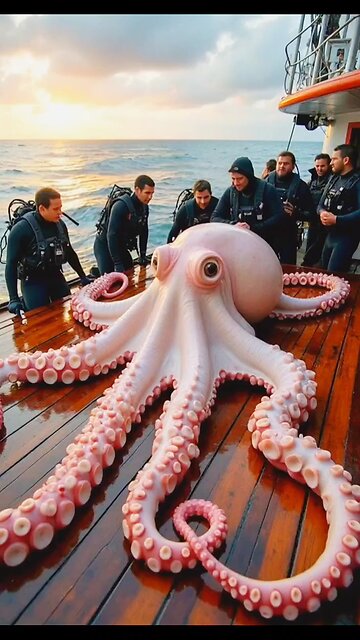 Jelly Fish Octopus on the sheep with sheep crew 😯