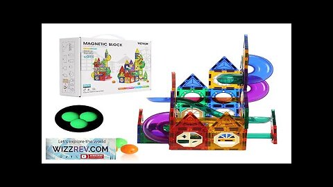 Magnetic Tiles Marble Run 93 PCS STEM Toy Educational Learning Game Review