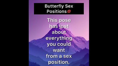 Butterfly position 😍