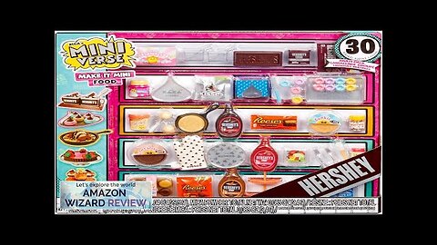 MGA's Miniverse Make It Mini Food Hershey Multipack Mini Collectibles DIY Resin Review