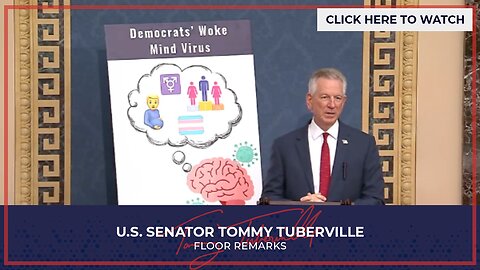 Senator Tuberville Speaks on the Senate Floor on Democrat's Woke Mind Virus